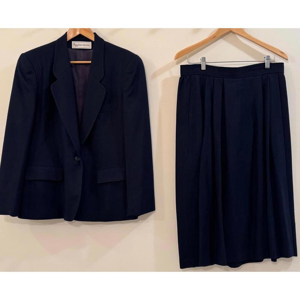 Evan-Picone Women's Wool Skirt Suit Size 14